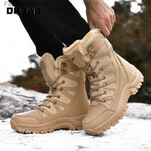 Laarzen Leren legerlaarzen voor mannen en vrouwen Militaire laarzen Winter Outdoor Snowboots Infanterie Tactische laarzen Legerlaarzen Legerschoenen Q231010