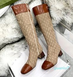 bottes lettre semelles en cuir tendues adaptées aux chaussures d'usine à talons hauts de luxe pour femmes