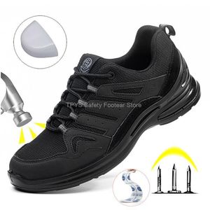 Bottes Light Men Chaussures de sécurité pour le travail Indestructible Anti-Stab Respirant Sneaker 230921