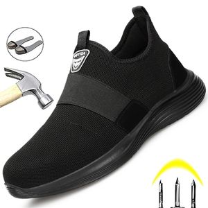 Bottes léger confort chaussures de sécurité hommes acier orteil travail baskets Antismashing indestructible 220913