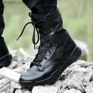 Bottes légères militaires noires bottes respirantes printemps été chaussures tactique bataille Botas homre militaire Chaussure homme Z230803