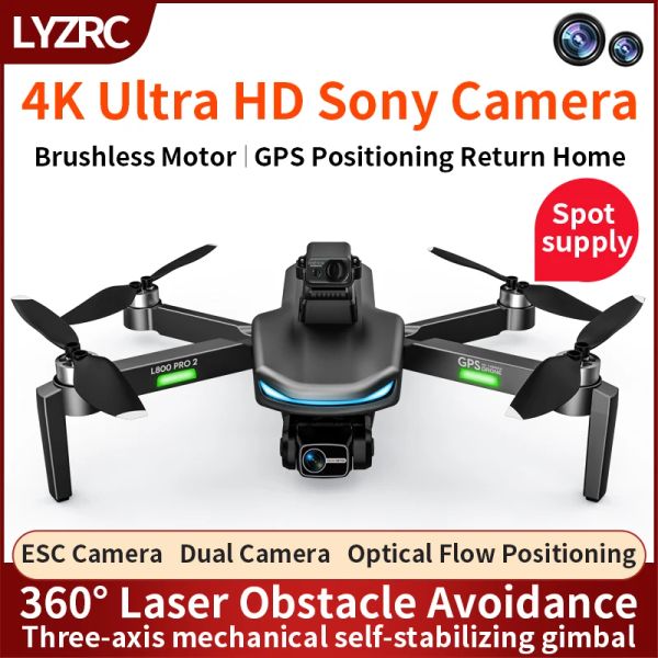 Boots Lyzrc L800 Pro 2 Max GPS 4K HD Visual Obstacle Eviter