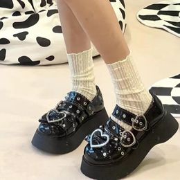 Botas Mary Jane Mujeres Plataforma Sandalias de tacones Nuevas tendencia 2022 Sumper Autumno Casual Lolita zapatos de vestir para mujeres Sandalias de vestimenta