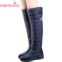 Boots memunia russia bottes d'hiver femme chauffe du genou