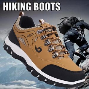 Laarzen mannen klimschoenen niet -slip wandelen voor waterdichte trekking sneakers man vissen camping jagen plus maat 220909