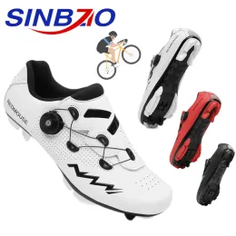 Boots Men de vélo de cyclisme chaussures Mtb Spd Footwes de vélo de montagne Cllets auto-bloquant la route des chaussures de cyclisme des femmes