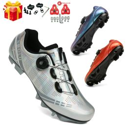 Botas hombres zapatillas de bicicleta de montaña de montaña de ciclismo en bicicleta