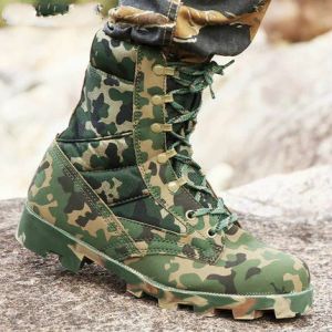 Laarzen mannen Desert Army Tactical Boots Mountain Camouflage Wandelschoenen Sport Werk Safefy Mountain klimschoenen Camo Jungle Boots