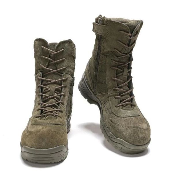 Botas Hombres zapatos de caminata de senderismo Militares tácticos tácticos zapatos ejército de campamento