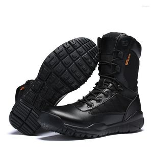 Laarzen Heren Militaire Tactische Herfst Zwart Special Forces Combat Field Boot Outdoor Lichtgewicht Anti Collision Zapatillas Hombre