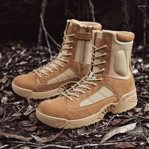 Laarzen Heren Militair Werken Safty Schoenen Army Combat Militares Tacticos Zapatos Feamle Tactical