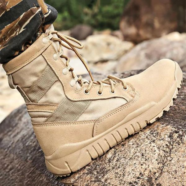 Boots Men Outdoor Military Tactical Boots Lightweight Imperproof Bopping Boots Boots Boots Training Training Runking Sports Shoe
