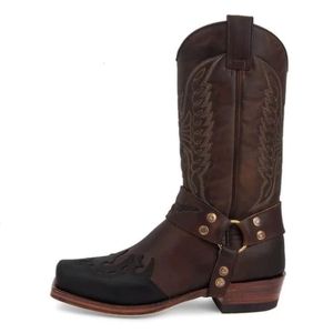 Laarzen Heren Laarzen Mid-Kalf Stijl Mode Boot Schoenen Handgemaakte Vintage Mannen Casual Laarzen Mode Ontwerp Laarzen Maatwerk 7 dagen 230720