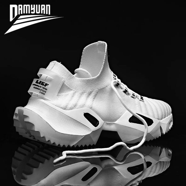 Bottes Chaussures décontractées pour hommes pour homme baskets Durable Trainer à semelle extérieure Zapatillas Deportivas Hombre Fashion Sport Chaussures de course plus taille
