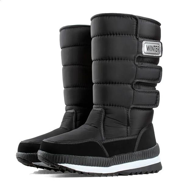 Bottes Bottes de neige montantes pour hommes hiver plus chaussures en coton chaud en velours camouflage noir pour hommes chaussures pour hommes de grande taille 39-47 bottes froides 231109