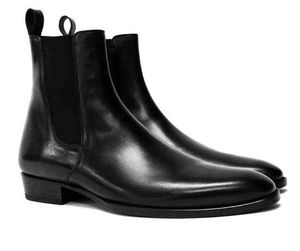 Bottes chaussures pour hommes nouveau pour hommes de haute qualité cheville mâle Vinage robe classique Chelsea hiver fermeture éclair taille 38-48 HA099 1123