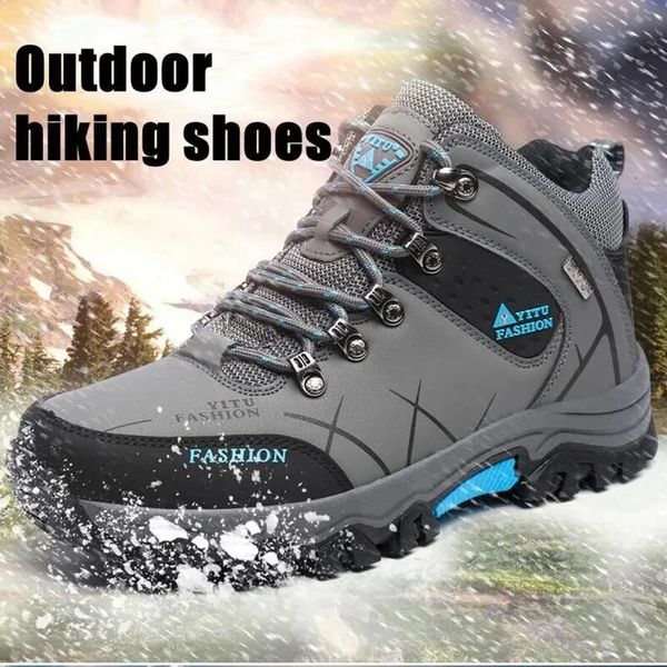 Laarzen Heren Winter Snowboots Waterdicht Leer Sport Super Warm Heren Laarzen Outdoor Heren Wandelschoenen Werk Reisschoenen Maat 39-47 231116