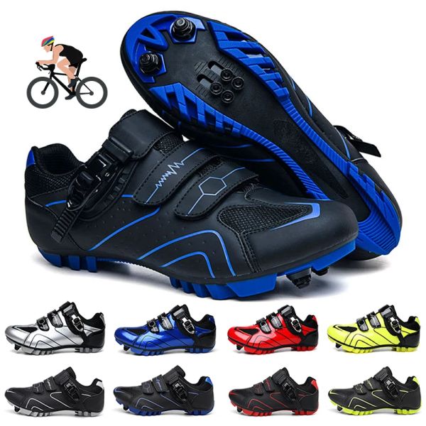 Boots Men Sapatilha Ciclismo Mtb Cycling Sneaker Pedal Bicycle Speeurs Flat Mountain Bike Shoe Road Cleat Chaussures Femme Racing