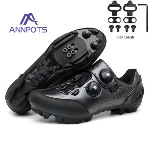 Boots Men Speed Cycling Sneaker SPD VISTON VOOKE FEMMES FEMMES BICYCLE CHOSE MTB RACHING ROUTE FLAT