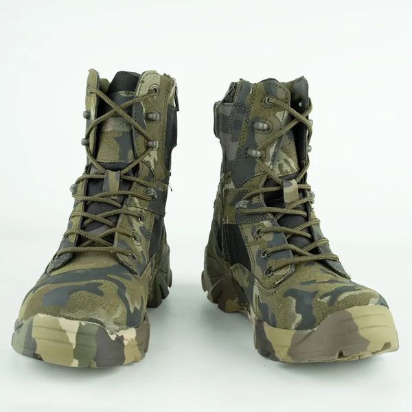 Botas para hombre zapatos de combate militares para hombres deporte al aire libre escalar montañas zapatillas de deporte de campo traviesa zapatos masculinos 231128