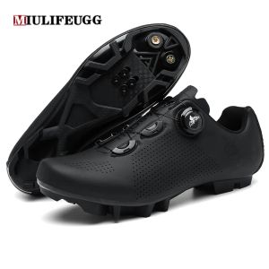 Boots MiuLife Cycling Sneaker Mtb Chaussures Biking Mountain Men Sports Route Road Dirt Bike Speed Flat Racing Femmes Bicycle SPD Summer