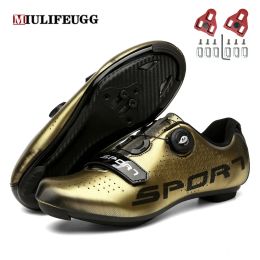 Boots MiuLife Speed Cycling chaussures plates Mtb Route Men Road Dirt Bike Sneakers Racing Femmes Bicycle Mountain Footwes Cleat SPD