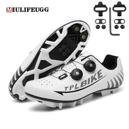 Boots Mtb Cycling Shoes Men Mountain Footwear Racing Road Bicycle Flat Clits Sneaker Cale Femme Dirt Speed Route Bike SPD BIKING