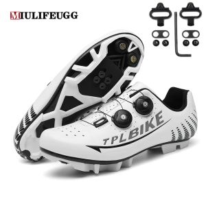 Laarzen mtb fietsen schoenen mannen bergschoenen racen racen fiets platte clits sneaker cleat dames vuil snelheid route fiets spd biking