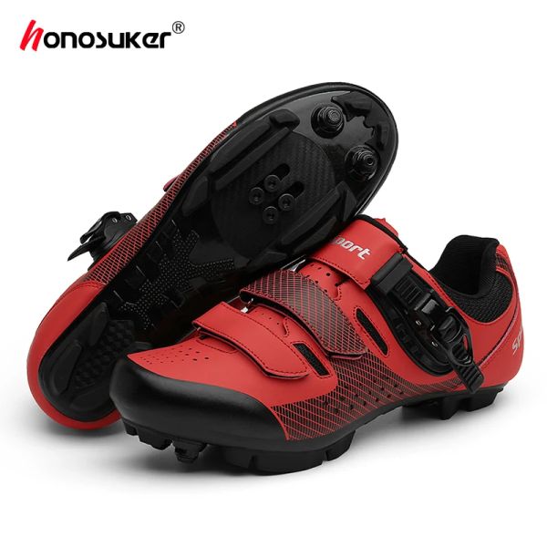 Boots Chaussures Mtb Men Selflocking Cllets Speed Cycling Sneaker Road Boots Boots for Shimano Women Triathlon SPD Racing Bicycle Shoes