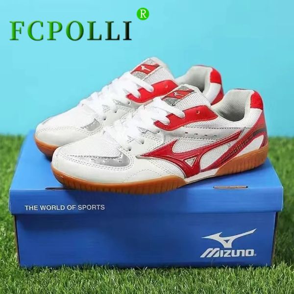 Bottes Nouvelles chaussures de tennis de table de table Arrivée hommes et femmes chaussures de badminton en caoutchouc pour couples anti-glissement femmes chaussures de sport