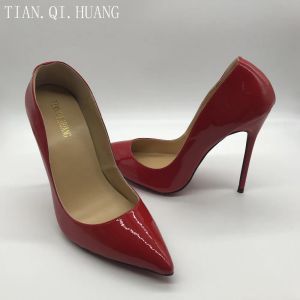 Bottes Nouvelles femmes Arrive femme Sexy Red Pumps Chaussures en daim de haute qualité