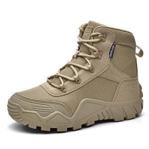 Boots Nouveaux hommes anti-aslip Military Boot Combat Mens Boot Boot Tactical Plus Taille Army Boot Male Chaussures