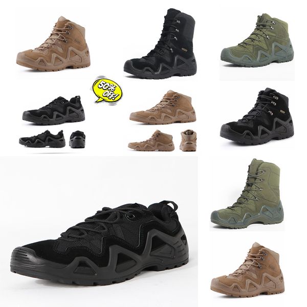 Botas Botas nuevas para hombre Botas de combate militares tácticas del ejército Botas de senderismo al aire libre Botas de invierno para el desierto Botas de moto Zapatos Hombre GAI