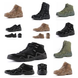 Bottes Nouvelles bottes pour hommes bottes de combat militaires tactiques de l'armée bottes de randonnée en plein air bottes du désert d'hiver bottes de moto Zapatoss Hombre GAI