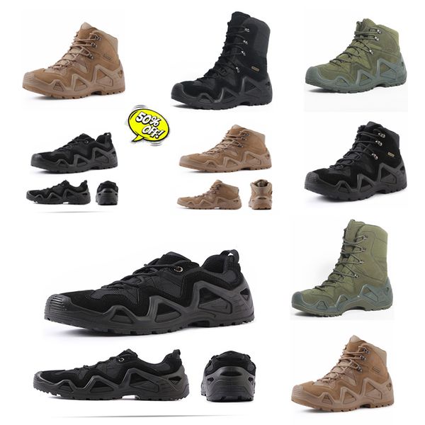 Botas Botas nuevas para hombre Botas de combate militares tácticas del ejército Botas para caminar al aire libre Botas de invierno para el desierto Botas de motocicleta Zapatos Hombre GAI