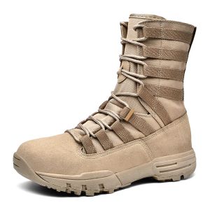 Laarzen nieuwe militaire laarzen tactische woestijngevecht laarzen buiten wandelschoenen highquality gevechten leger laarzen mannen schoenen d137