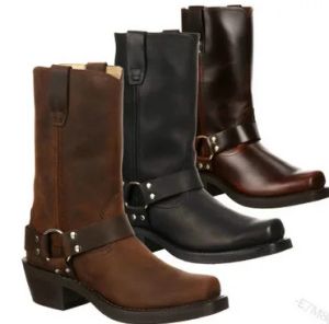 Boots Nieuwe oversized Europese en Amerikaanse herenlaarzen Martin schoenen heren laarzen high laarzen trend motorfiets herenschoenen