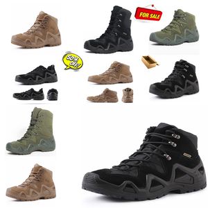 Bottes Nzew bottes pour hommes bottes militaires tactiques de l'armée bottes de randonnée en plein air bottes du désert d'hiver bottes de moto Zapatos Hombre GAI