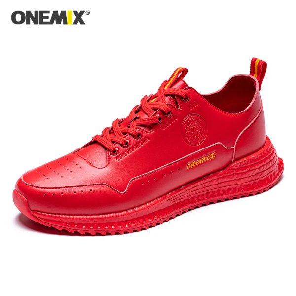 Botas Onemix 2022 Men zapatillas para caminar Fiess Boots de aire de joggas blancas zapatillas para hombres zapatillas de negocios casuales