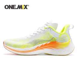 Boots onemix zomer ademend gaas pro hardloopschoenen voor mannen lichte gewicht marathon schok absorptie ondersteuning mannelijke wandel sneakers