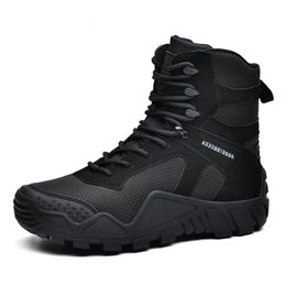 Laarzen Outdoor Hoge Top Heren Wandelschoenen Waterdichte Heren Trekking Laarzen Jacht Sneakers Bergbeklimmen Laarzen Botas Tacticas Hombre 231128