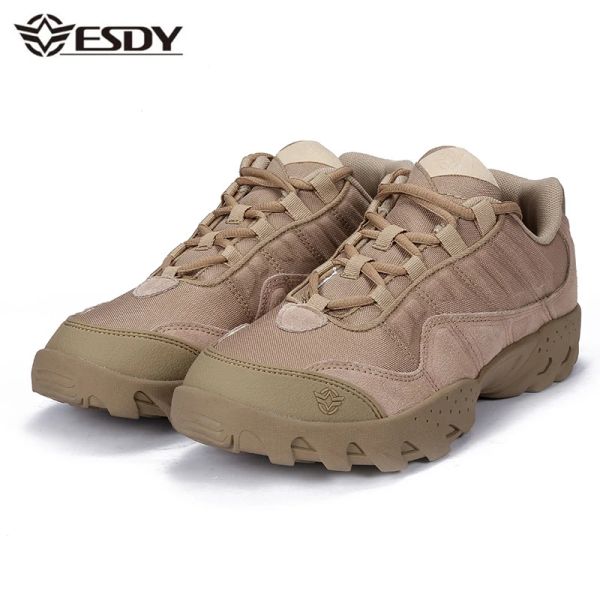 Boots Chaussures de randonnée extérieure Hommes Spring Soufflent Lace Up Up Climbing Trekking Sport Sneakers Tactical Military Walking Camping Shoe Mens