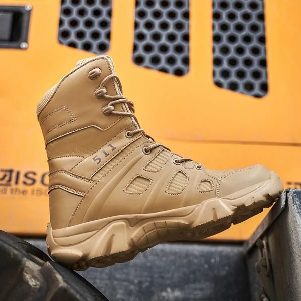 Boots Outdoor Man Casual Desert Boot 3948 Chaussures de travail à grande taille Boot militaire Boots de randonnée masculine Men Special Force Desert Tactical Shoe