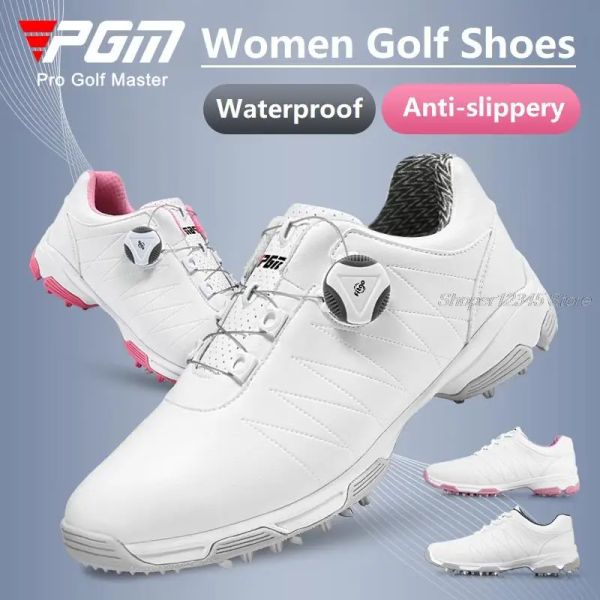 Boots Pgm Golf Chaussures Femmes Chaussures sportives imperméables