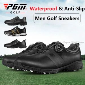 Boots Pgm Training Chaussures de golf Chaussures de golf imperméables masculines Chaussures rotatives masculines Sneakers de sport