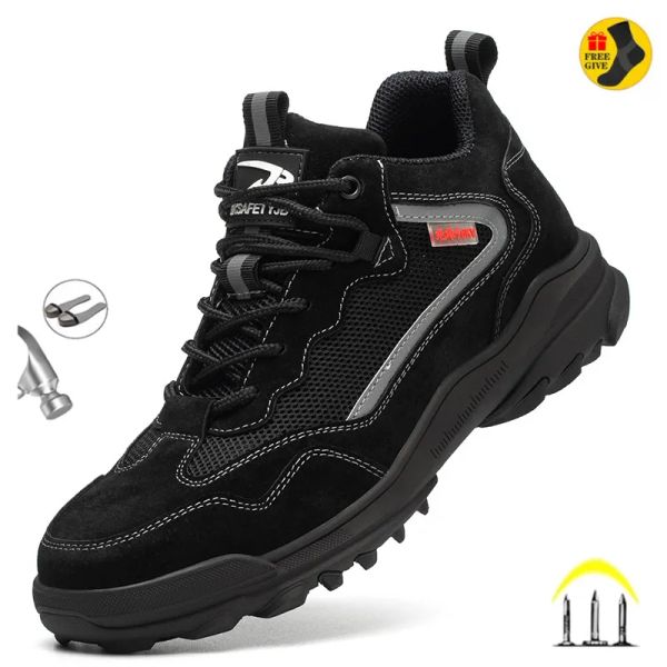 Botas de plástico Toe Botas de trabajo aislamiento de 6 kv zapatos electricistas botas de soldadura de construcción indestructible calzado masculino