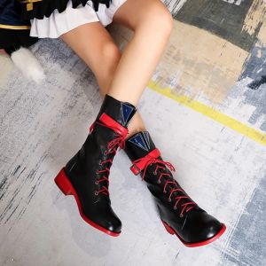 Boots Plus Size 3348 Cosplay Boots Chaussures Femmes High Heel Chaussures Costume Costume ACCESSOIRES CHAPOS DE PARTO HALLOWEEN 092