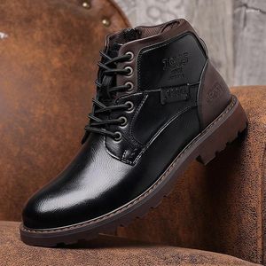 Bottes grande taille hommes mode désert noir marron marque chaussures de créateur Cowboy en cuir véritable botte printemps automne cheville Botas Hombre