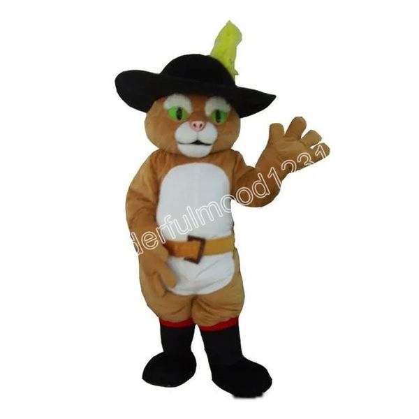 Bottes CHAT Chat Mascotte Costumes Carnaval Hallowen Cadeaux Unisexe Adultes Fantaisie Jeux De Fête Tenue Vacances Publicité Extérieure Tenue Costume