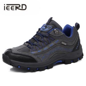 Laarzenkwaliteit leer unisex mannen buiten wandelschoenen vrouwen wandelen laarzen winter klimschoenen mannen sneakers ademende wandelschoenen